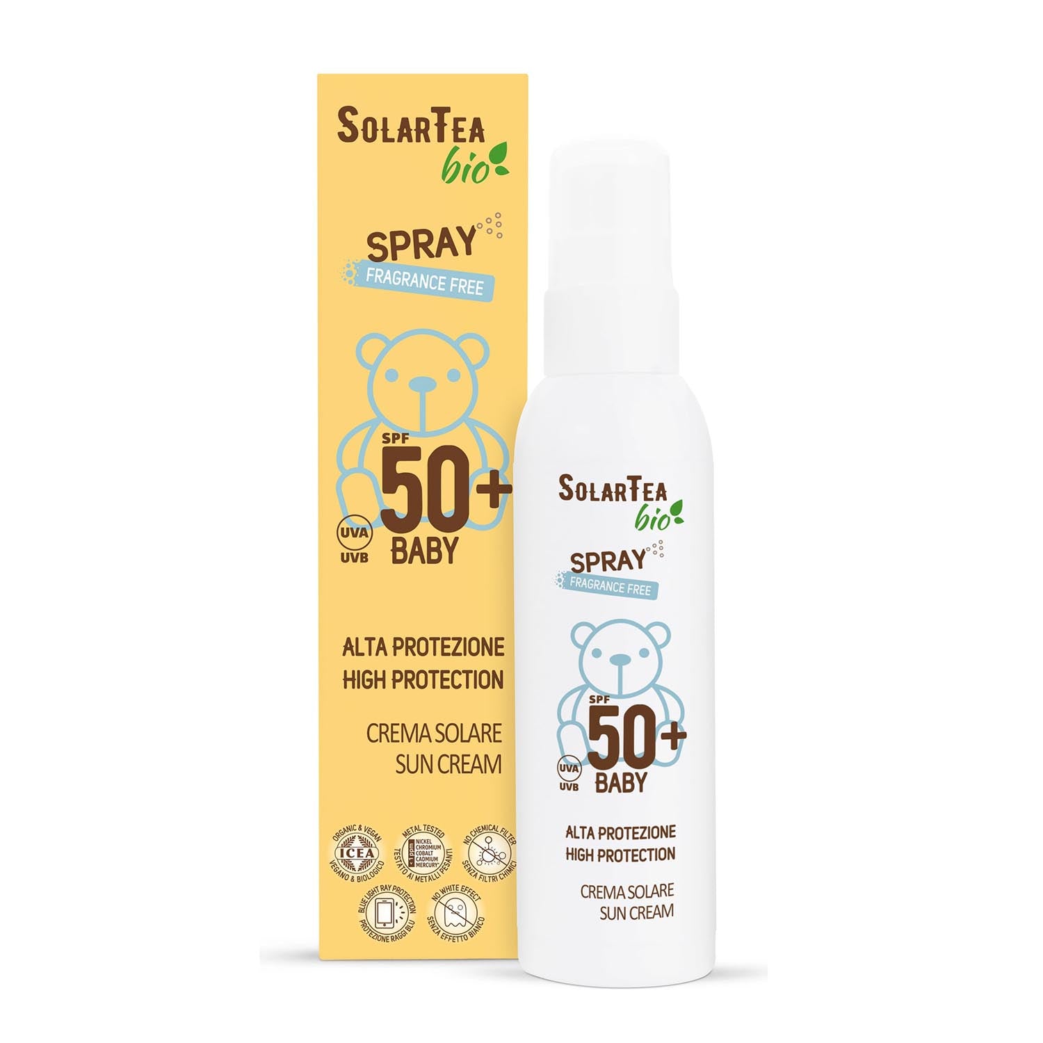 Bema Solartea Bio Crema Solar Bebe Spray Sin Fragancia 100Un Vaporizador